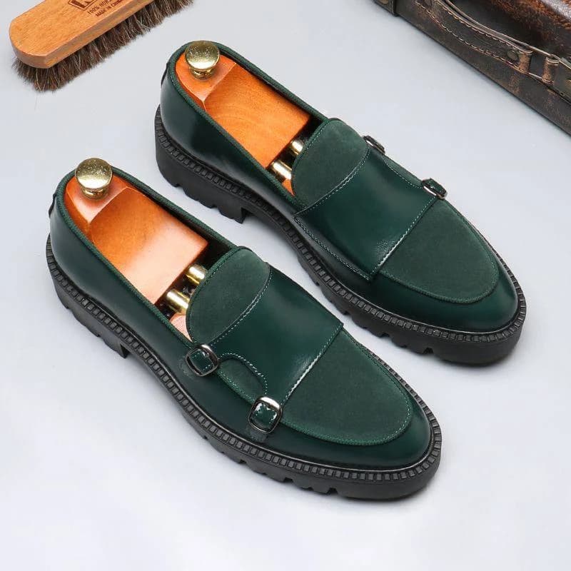 Shadow Chunky Monk Loafers