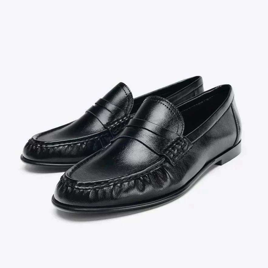 Classic Noir Loafers