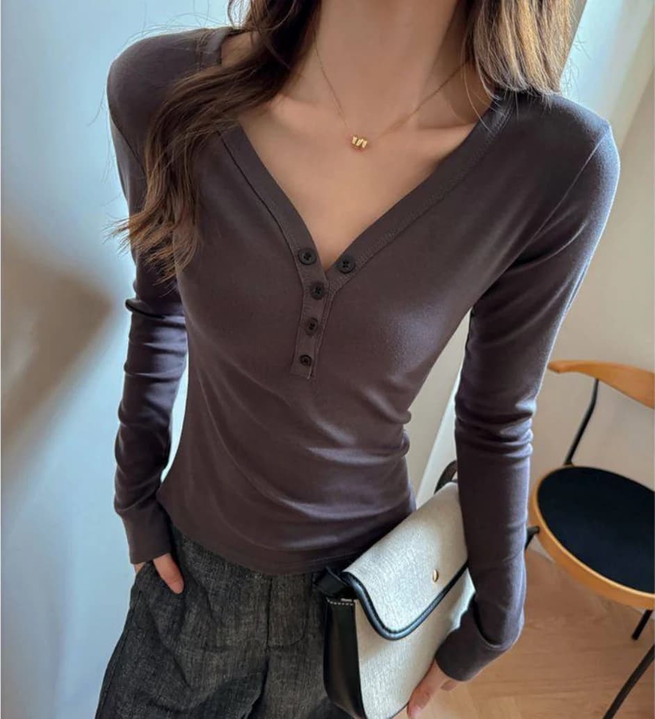 Mocha Core Henley