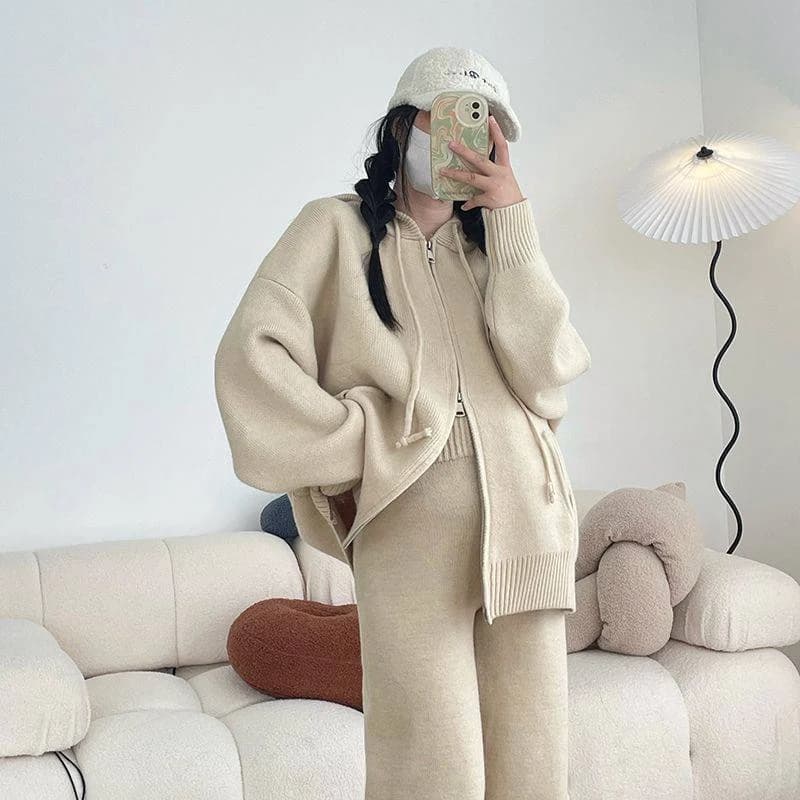 Sand Knit Lounge Set