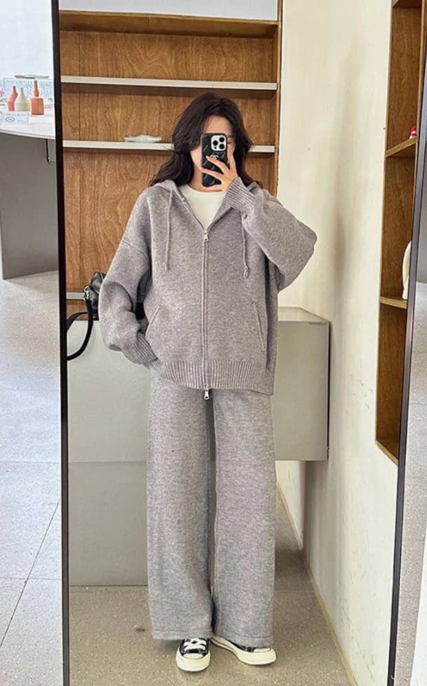 Ash Knit Lounge Set