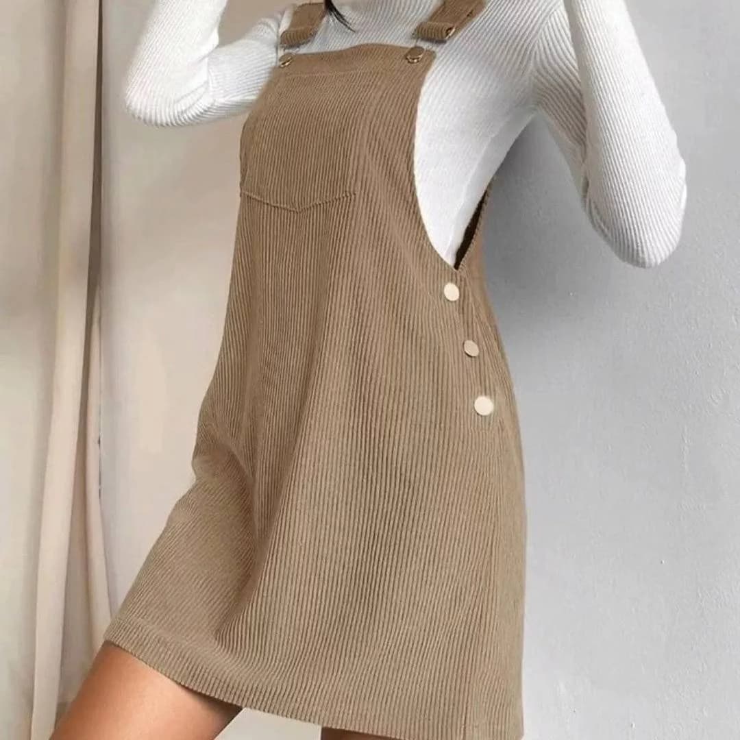 Core Button-Side Pinafore