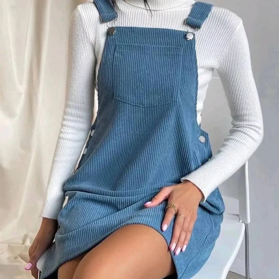 Core Button-Side Pinafore