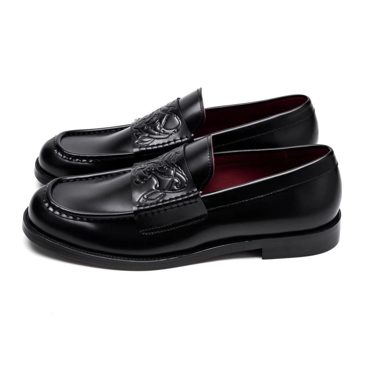 Engraved Saddle Loafer