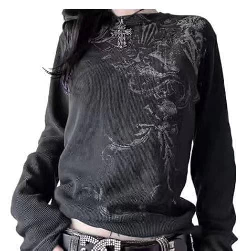 Gothic Print Longsleeve
